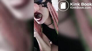 Eating shit from gents toilet