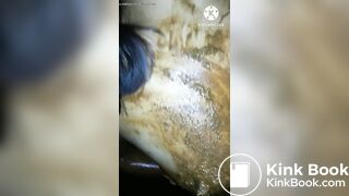 Indian girl cover with scat