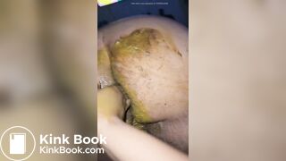 Lesbian Bbw gets her shitty ass fisted