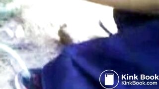 bbw poop in backyard