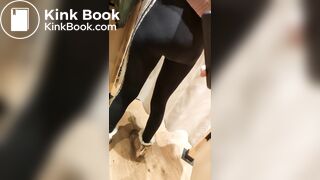 Shopping in a messy pullup