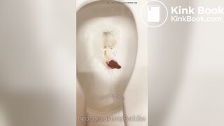 BBW Nude Public Bathroom HUGE SHIT