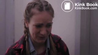 Woman laxative diarrhea scene