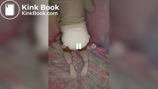 Diaper girl mess explosion