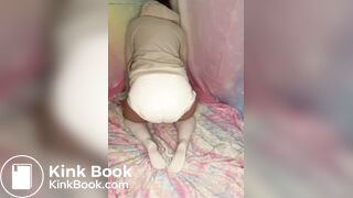 Diaper girl mess explosion