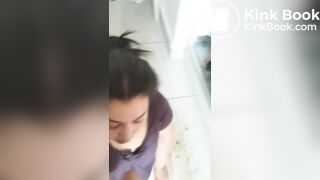 Her pussy full of shit