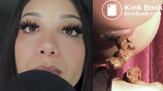 Sensual Latina Human Toilet Poop Eating (Collage Edit)