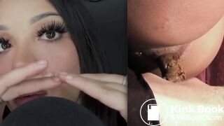 Sensual Latina Human Toilet Poop Eating (Collage Edit)