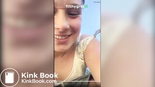 girl poop in camping