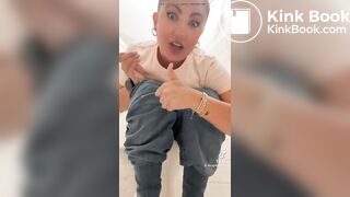 Hispanic MILF Poop Selfie