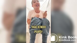 Hispanic MILF Poop Selfie