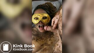 Shit-caked Yuna Silva nurses piss from my cock