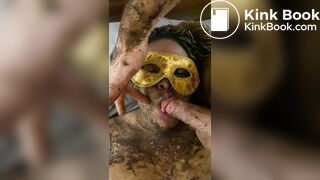 Shit-caked Yuna Silva nurses piss from my cock