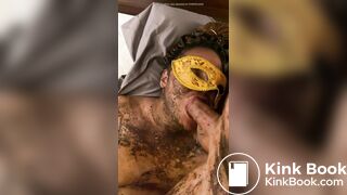 Shit-caked Yuna Silva nurses piss from my cock