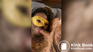 Shit-caked Yuna Silva nurses piss from my cock