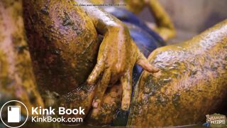 Diving in the manure pit full of cowshit