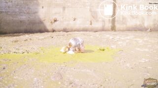 Diving in the manure pit full of cowshit