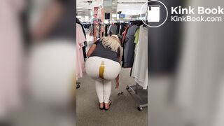 girl shit herself in public store