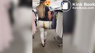 girl shit herself in public store