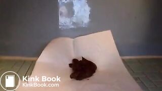 Ebony booty scat POV