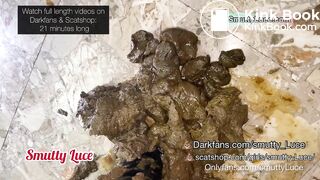 Ass Fucking with Big loads of Shit - Ebony Scat