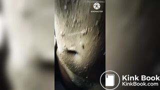 She is cover with her scat