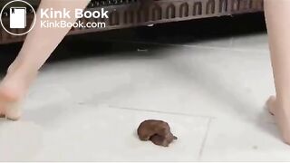 hot romanian white panty poop