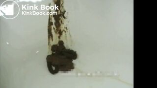 Shitting in bathtub - video 3