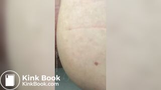 Girl taking a nice poop