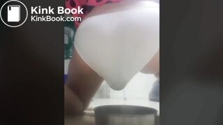 She pushed out a kinda painful poop