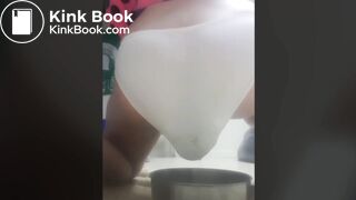 She pushed out a kinda painful poop