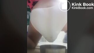 She pushed out a kinda painful poop