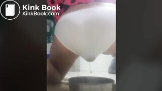 She pushed out a kinda painful poop