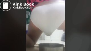 She pushed out a kinda painful poop