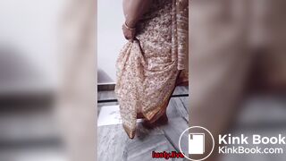 Hot Indian Mother Pooping in front of her son