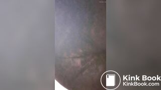 Thai girl diarrhea in legging at home