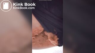 Thai girl diarrhea in legging at home