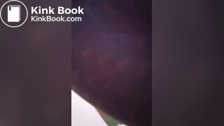 Thai girl diarrhea in legging at home