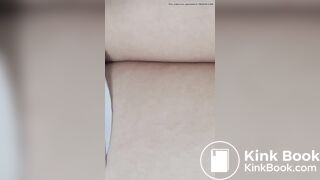 Korean girl painful pooping