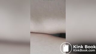 Korean girl painful pooping