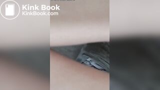 Korean girl painful pooping