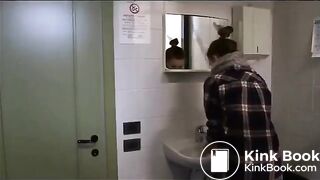 Girl has to hold her diarrhea