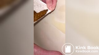 Pooping my panties and squishing it