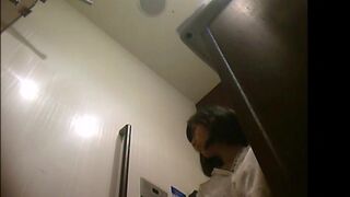 JAPANESE GIRL POOPS AT CAFE TOILET - video 15