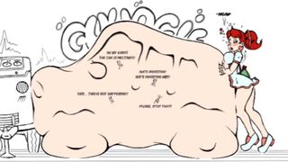 Girl vores and shits a bus!