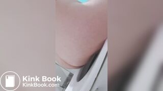 Soft poop in toilet - video 2