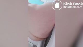 Soft poop in toilet - video 2