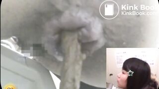 Many Jap girls with amazing assholes , use same toilet