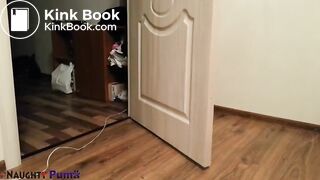 Hiding to mess her diaper..