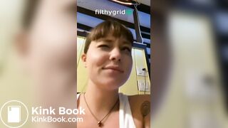 Girl pooping - video 444